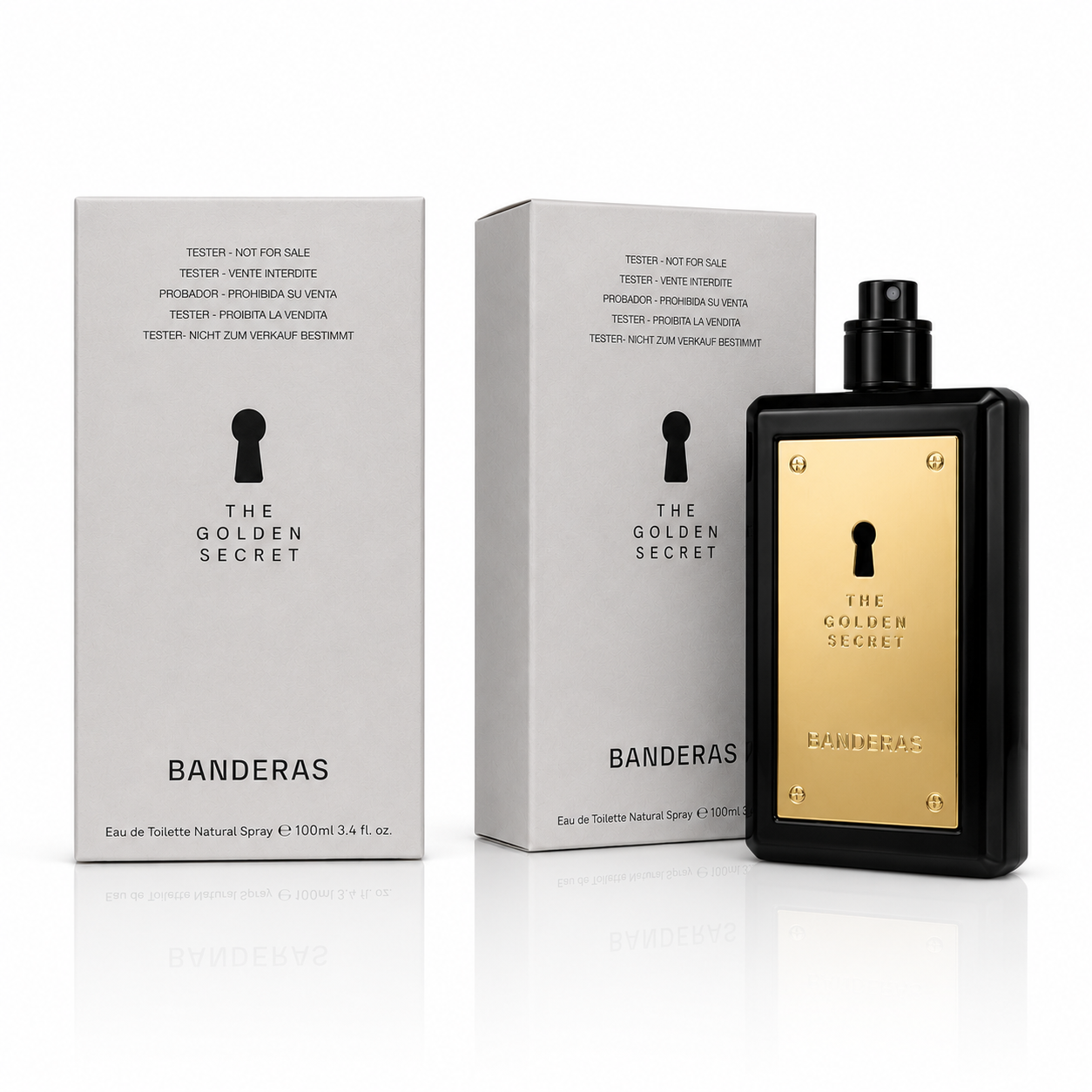 ANTONIO BANDERAS THE GOLDEN SECRET EDT 100ML Tester