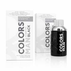 BENETTON COLORS MAN BLACK EDT 100ML Tester