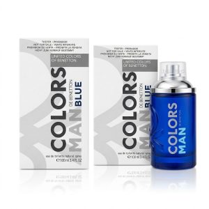 BENETTON COLORS MAN BLUE EDT 100ML Tester