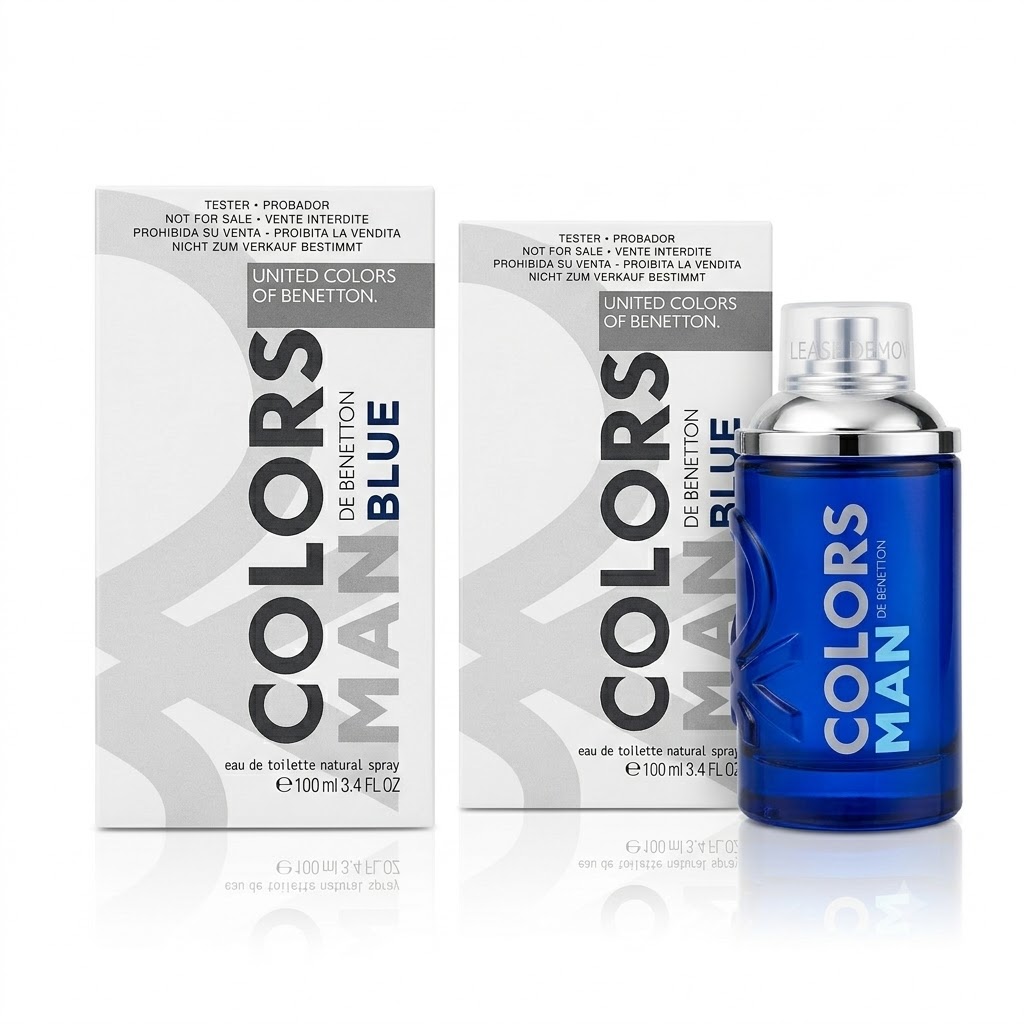 BENETTON COLORS MAN BLUE EDT 100ML Tester