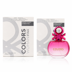 BENETTON COLORS WOMAN PINK EDT 80ML Tester