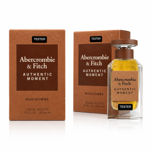 ABERCROMBIE & FITCH AUTHENTIC MOMENT MAN EDT 100ML Tester