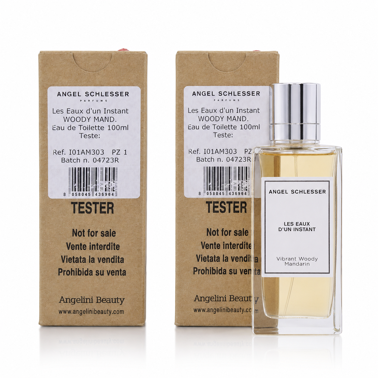 ANGEL SCHLESSER VIBRANT WOODY MANDARIN EDT 100ML Tester