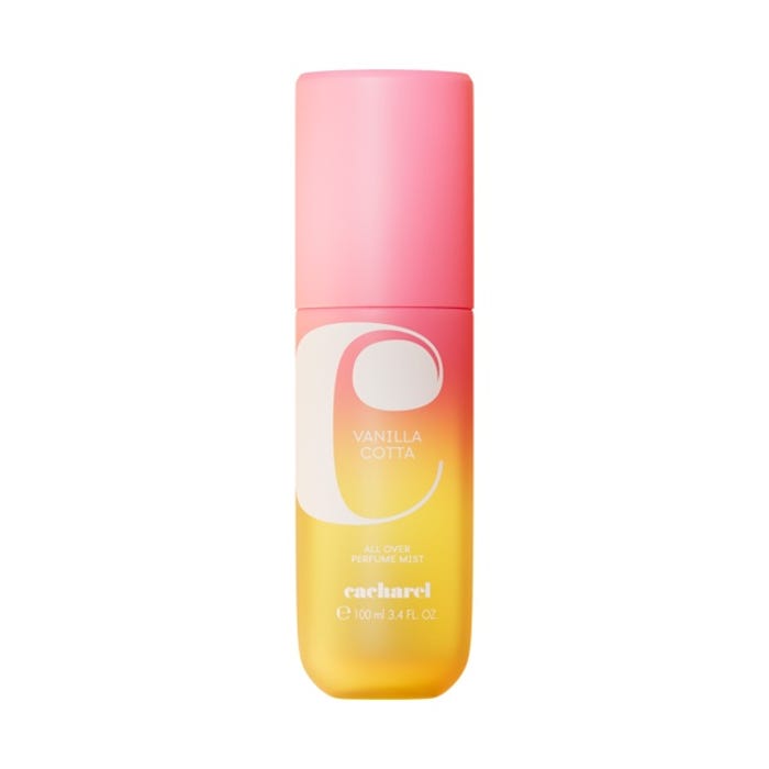 CACHAREL VANILLA COTTA ALL OVER PERFUME MIST 100ML Tester