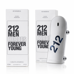 CAROLINA HERRERA 212 HEROES MEN EDT 90ML Tester