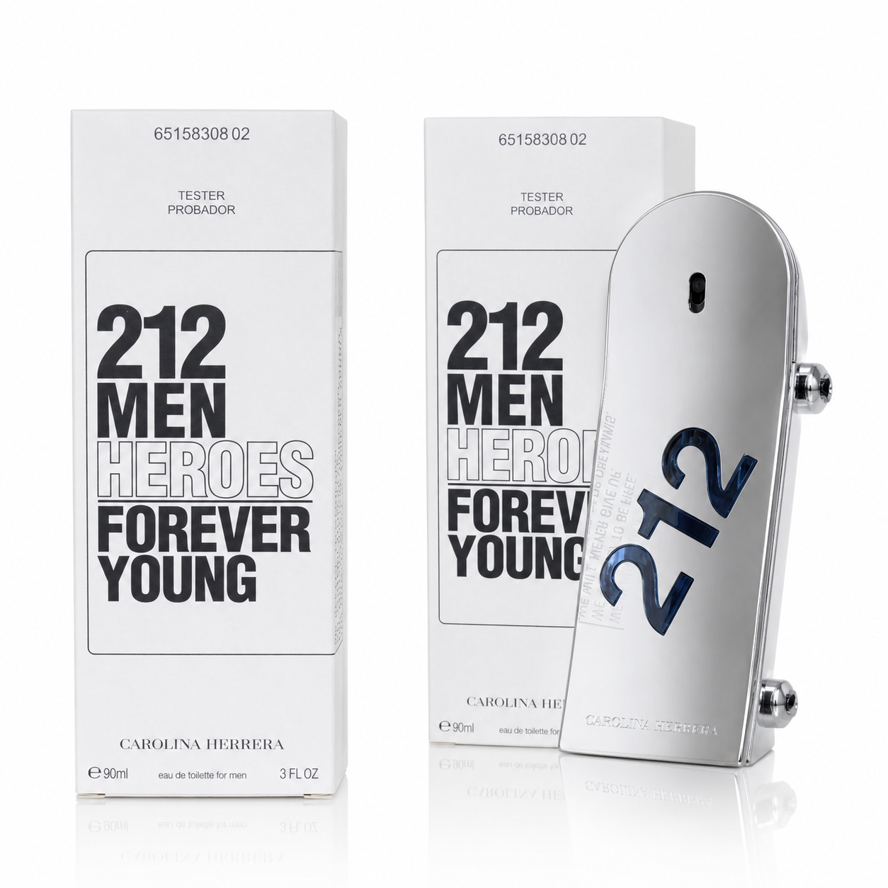 CAROLINA HERRERA 212 HEROES MEN EDT 90ML Tester