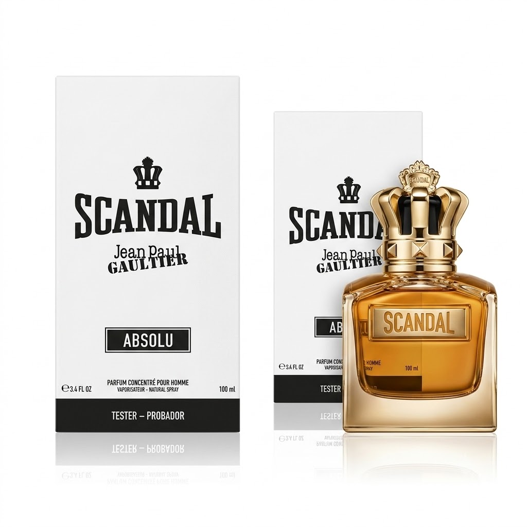 JEAN PAUL GAULTIER SCANDAL ABSOLU PARFUM CONCENTRE HOMME 100ML Tester