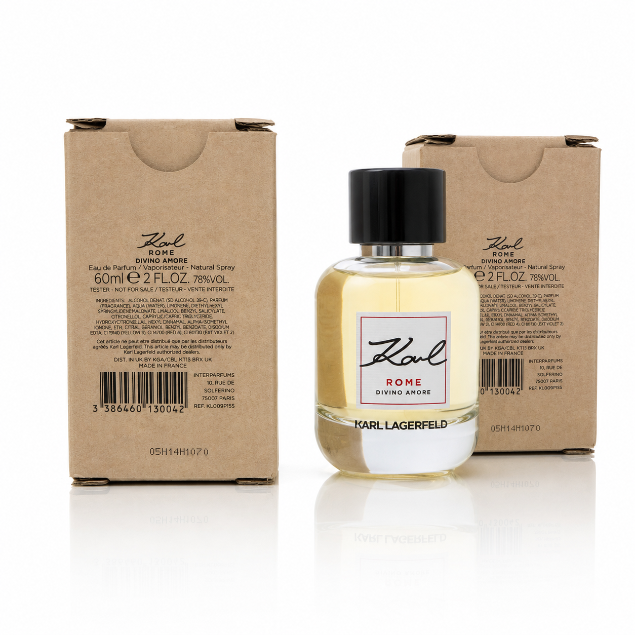 KARL LAGERFELD ROME EDT 60ML Tester