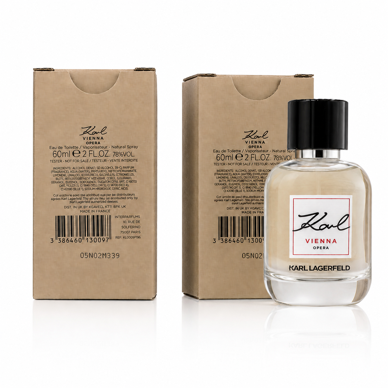 KARL LAGERFELD VIENNA EDT 60ML Tester