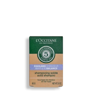 L'OCCITANE CHAMPÚ SOLIDO EQUILIBRIO Y SUAVIDAD 60GR T*