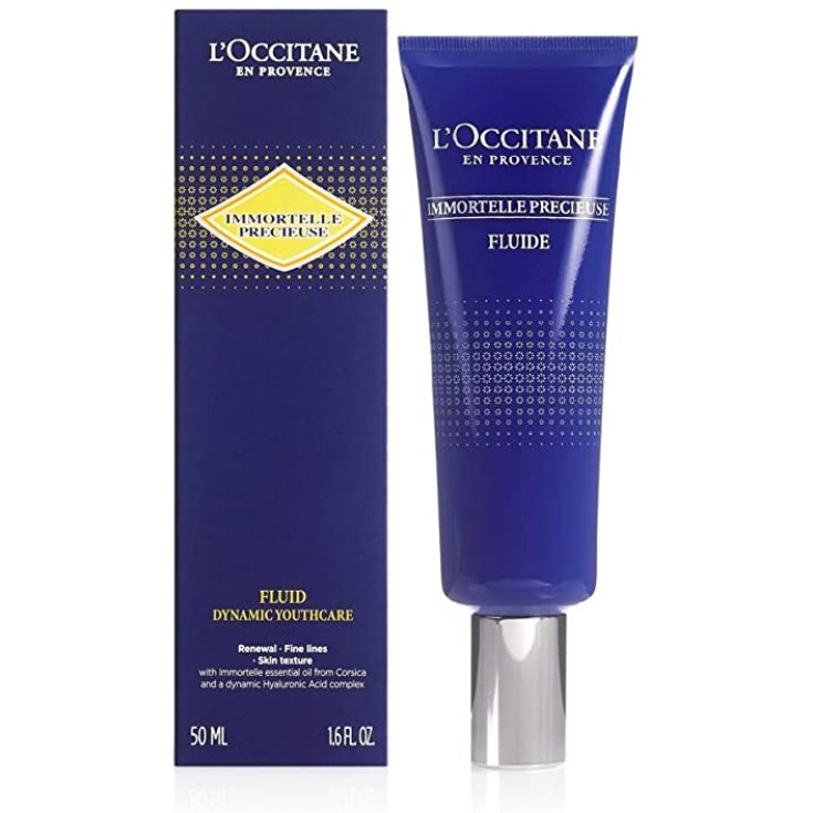 L'OOCCITANE IMMORTELLE PRECIEUSE FLUIDE SOIN DYNAMISANT DE JEUNESSE 50ML Tester