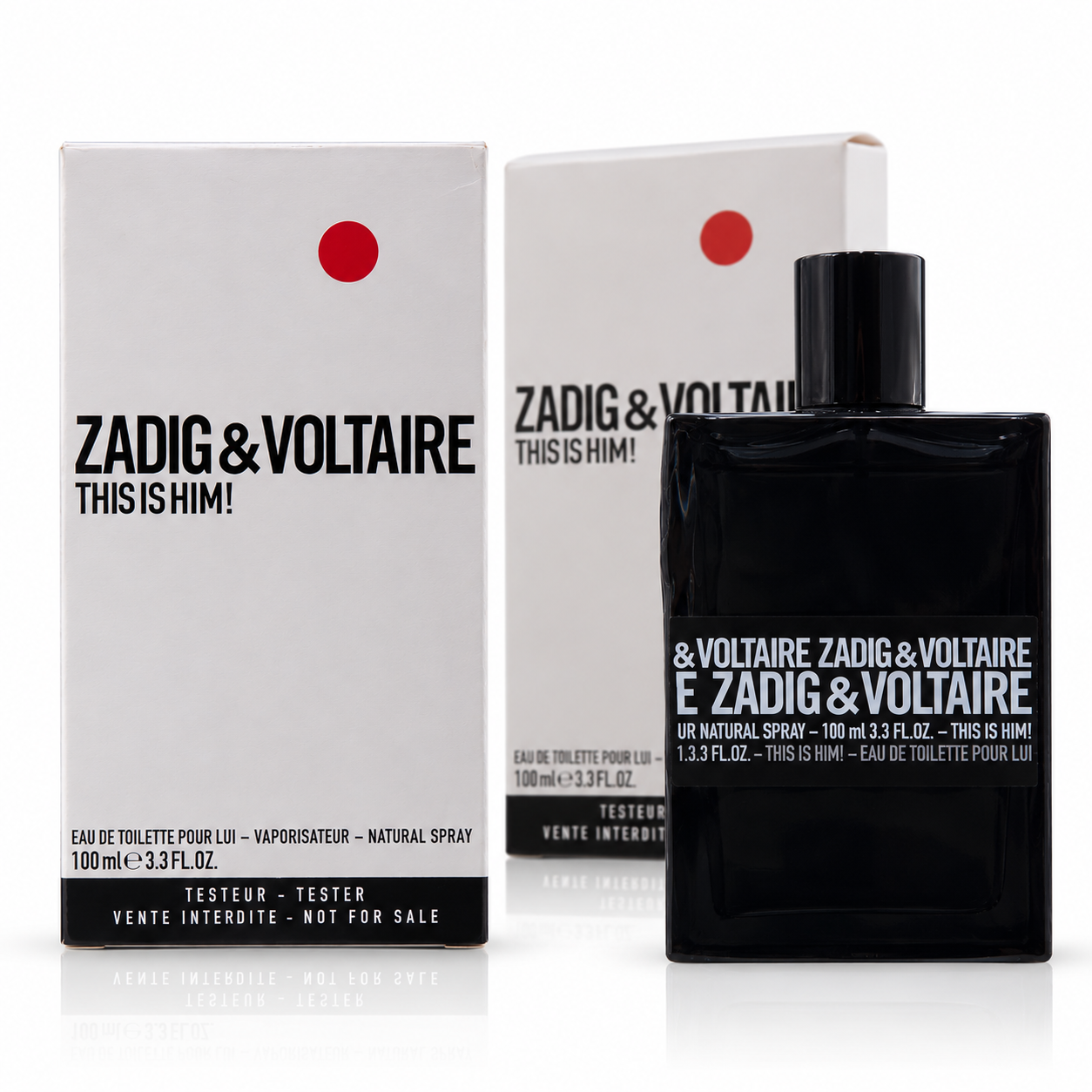 ZADIG & VOLTAIRE THIS IS HIM! EDT 100ML Tester