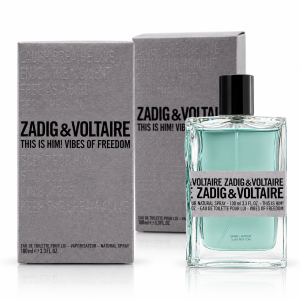 ZADIG & VOLTAIRE THIS IS HIM VIBES OF FREEDOM EDT 100ML Tester