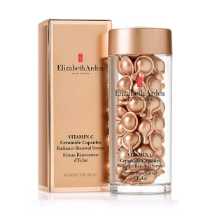 ELIZABETH ARDEN VITAMIN C CERAMIDE 60 CAPSULES RADIANCE RENEWAL SERUM 28ML