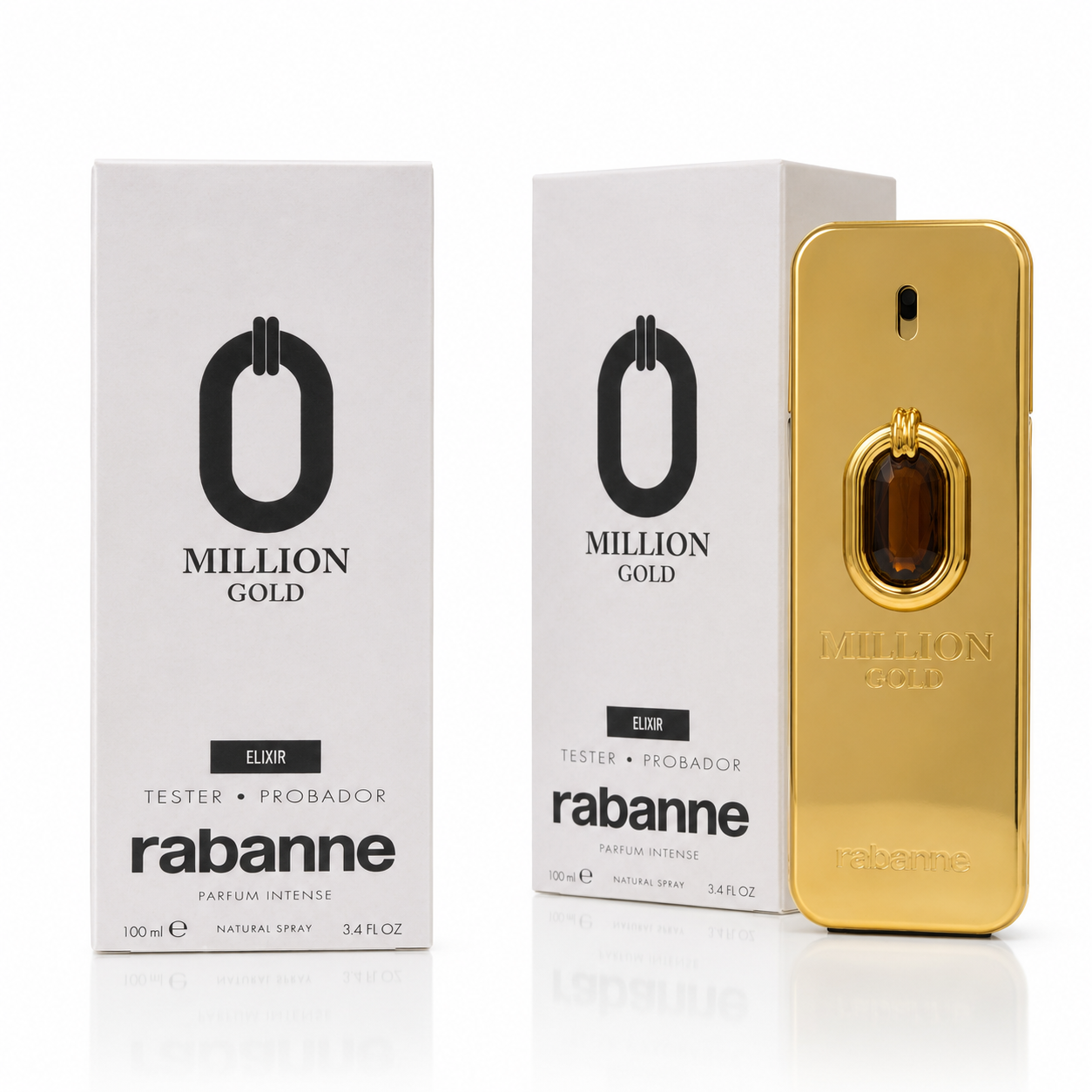 PACO RABANNE MILLION GOLD ELIXIR PARFUM INTENSE 100ML Tester