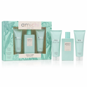 SET AMICHI SENSUAL FLOWER EDT 75ML+BODY 75ML+GEL 75ML
