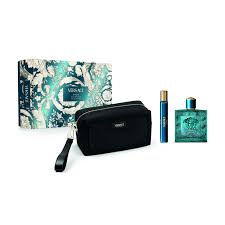 SET VERSACE EROS MEN EDP 100ML+EDP 10ML+BOLSA DE ASEO