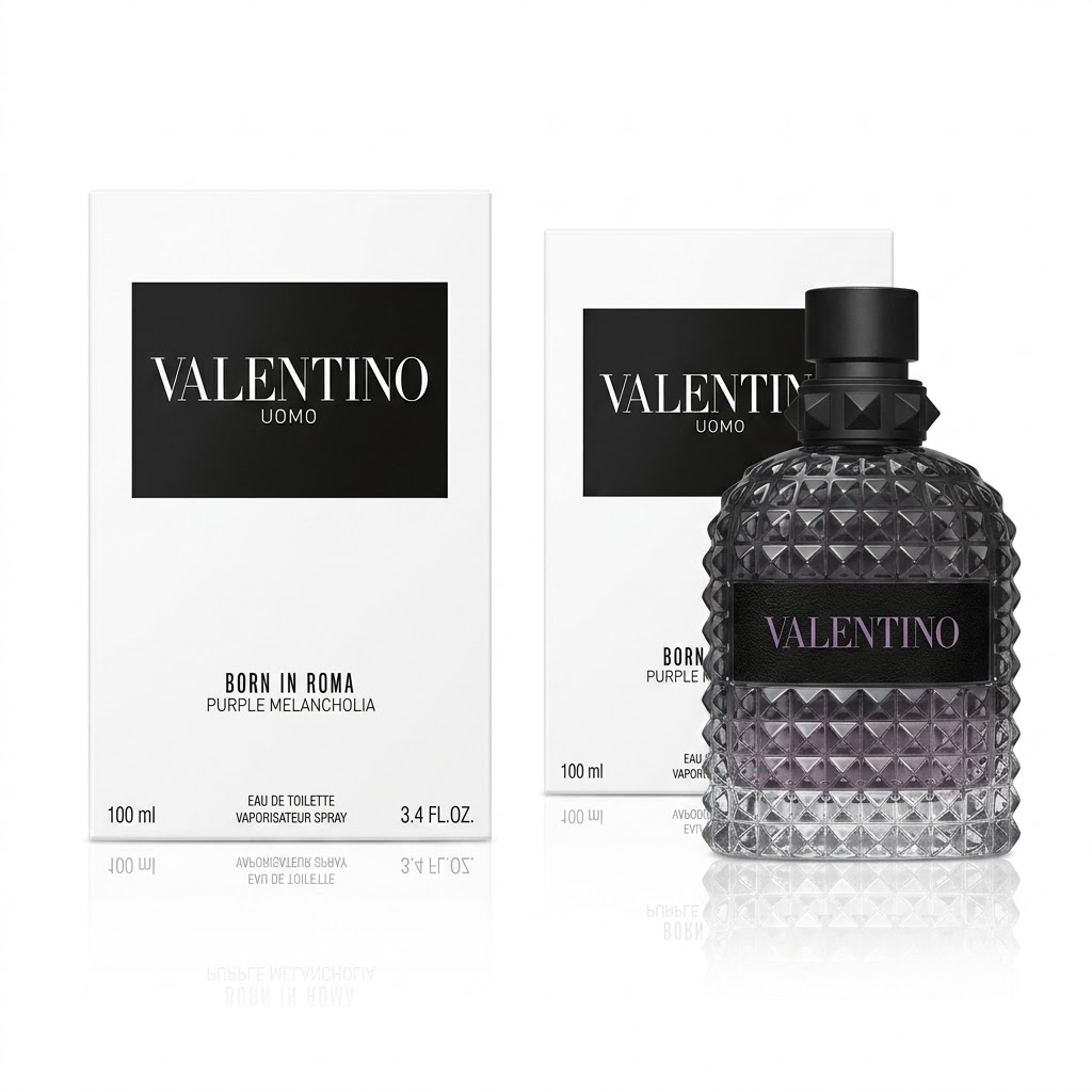 VALENTINO UOMO BORN IN ROMA PURPLE MELANCHOLIA EDT 100ML Tester