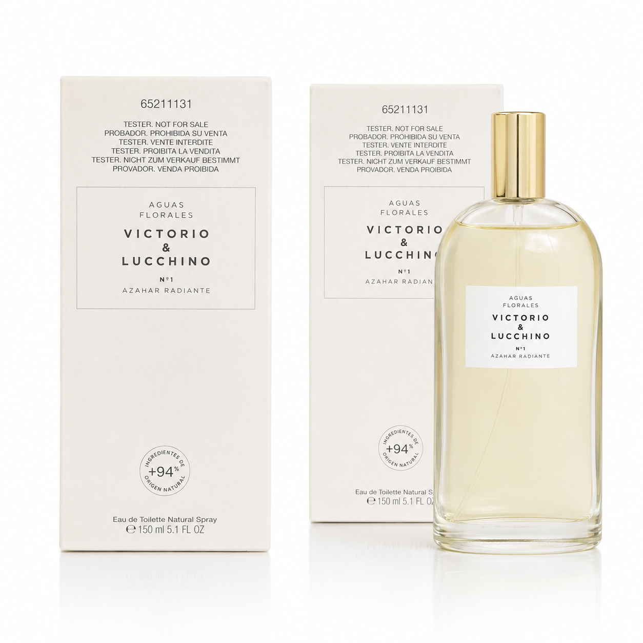 VICTORIO & LUCCHINO AGUAS FLORALES Nº1 AZAHAR RADIANTE EDT 150ML Tester