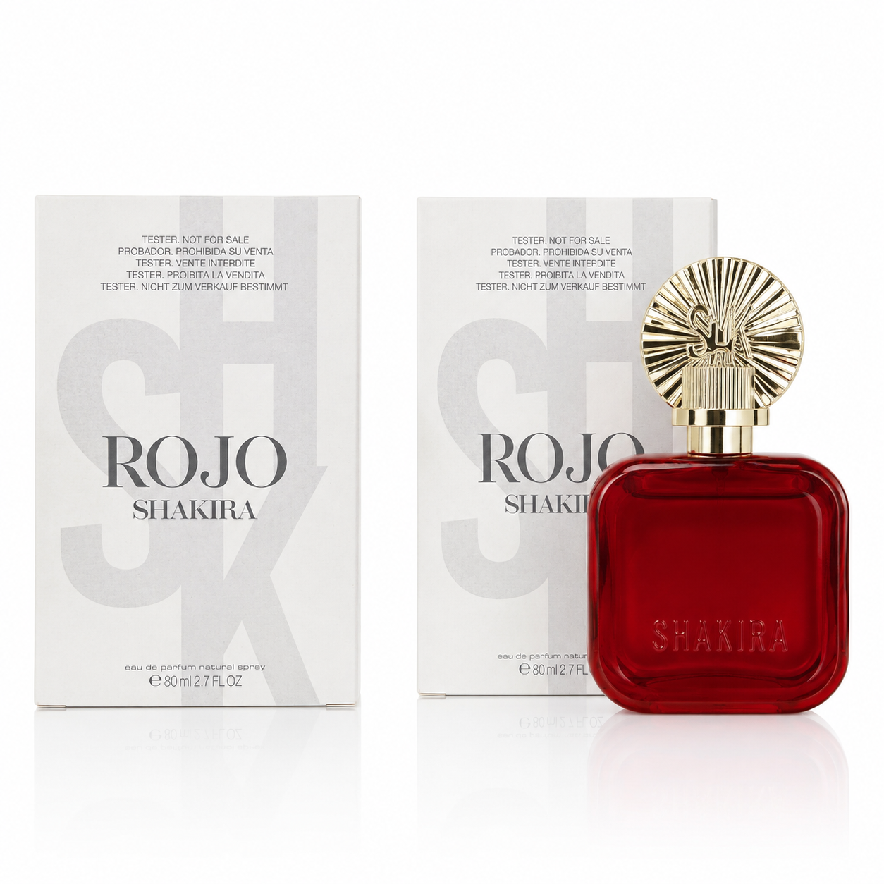 SHAKIRA ROJO EDP 80ML Tester