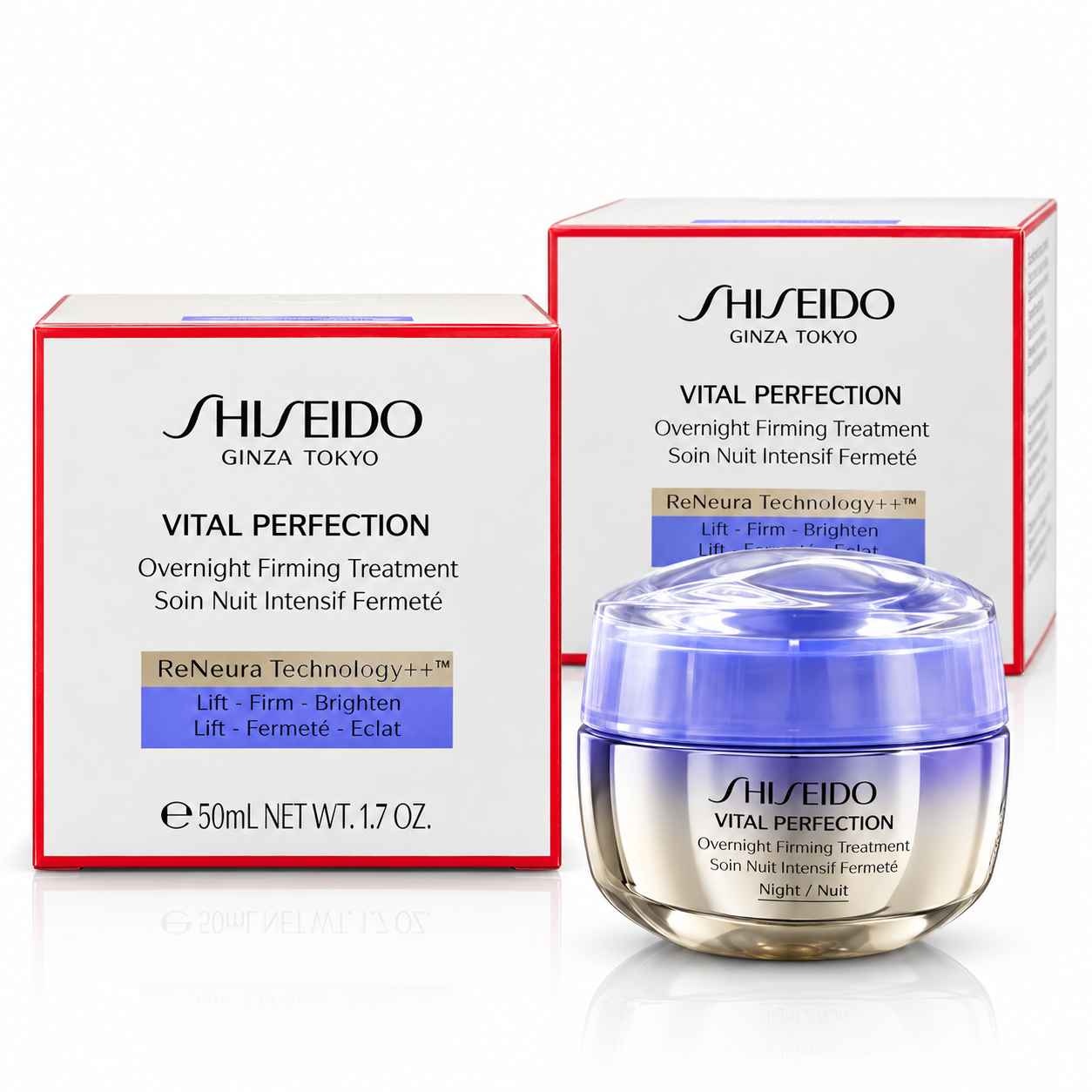 SHISEIDO VITAL PERFECTION OVERNIGHT FIRMING TREATMENT 50ML