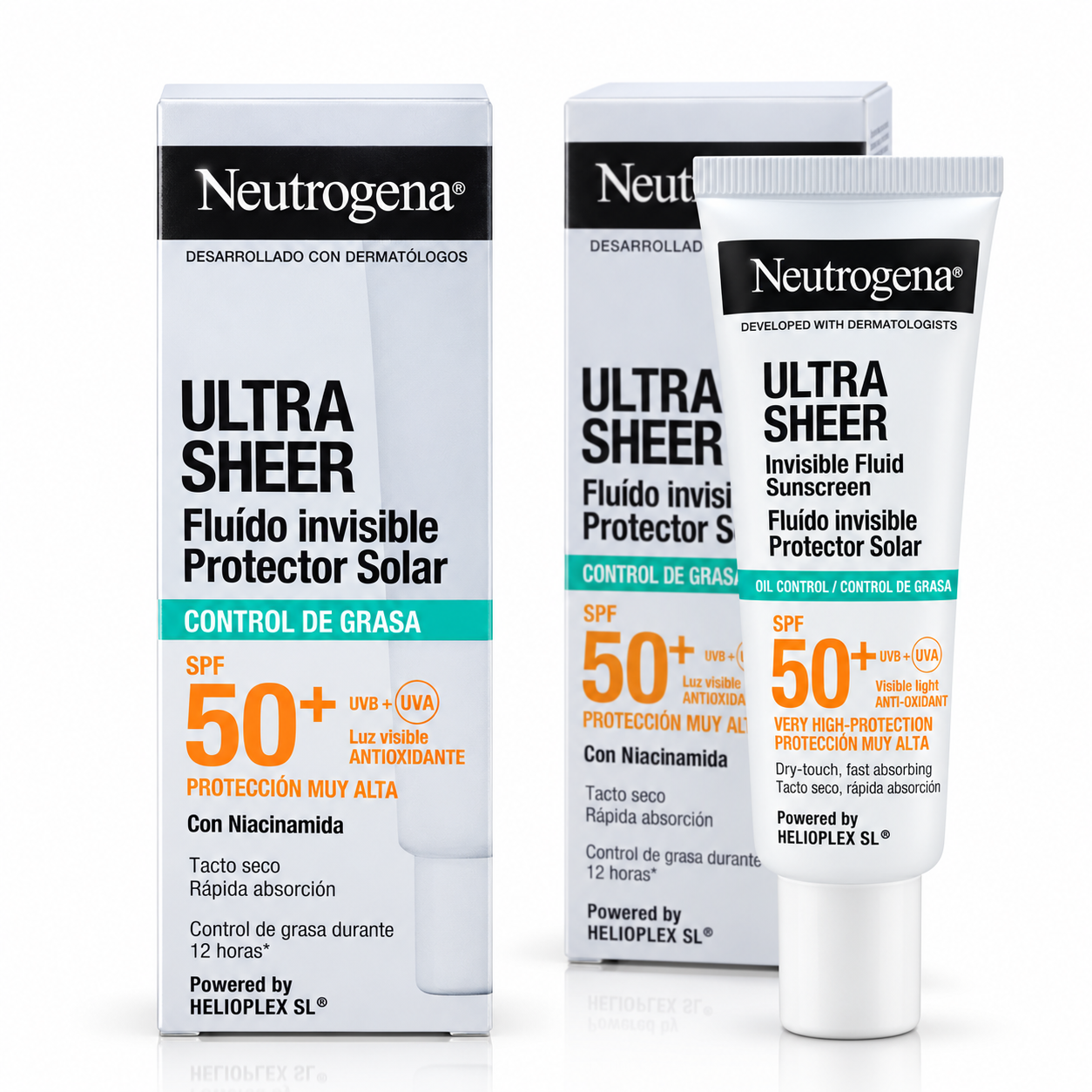 NEUTROGENA ULTRA SHEER OIL CONTROL FLUIDO INVISIBLE SPF50+ 50ML Tester
