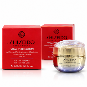 SHISEIDO VITAL PERFECTION UPLIFTING AND FIRMING ADVANCED DAY CREAM SPF30 50ML